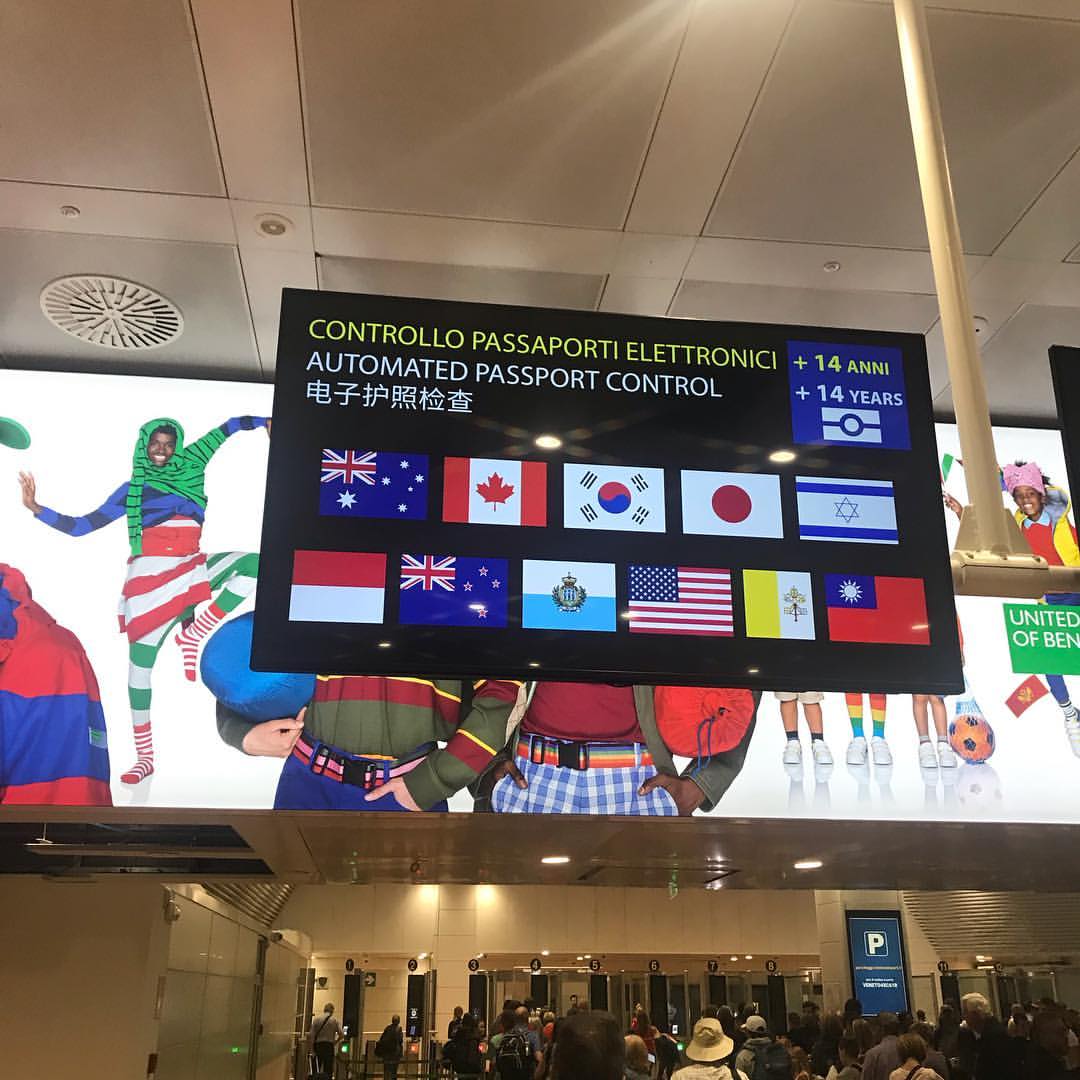 Chinese passport control airport