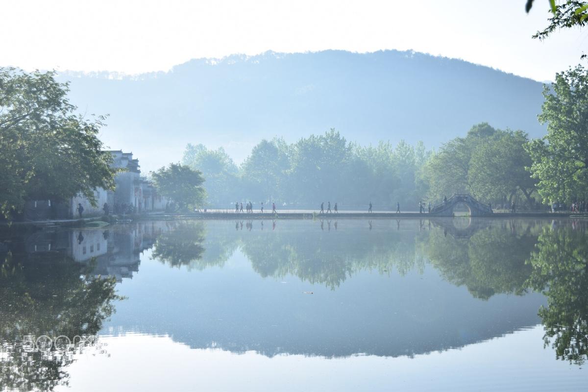 Hongcun bridge morning Anhui