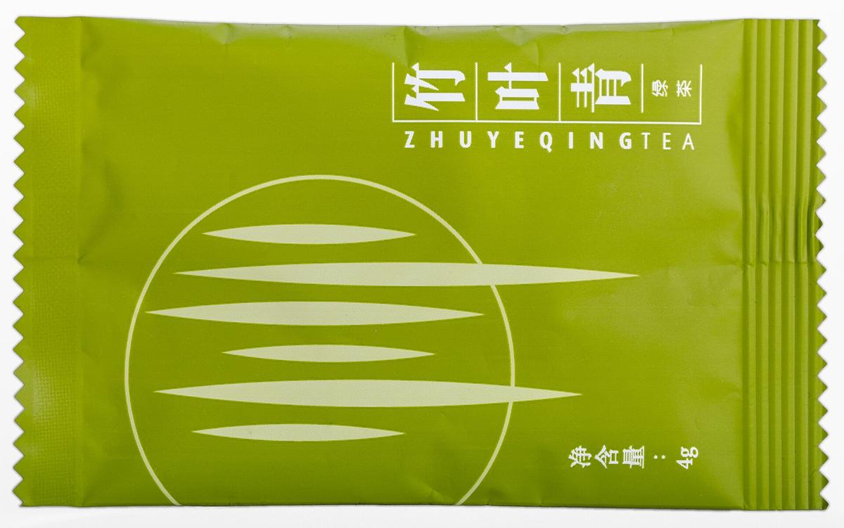 Chinese green tea leaves close up